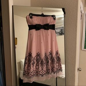 Strapless Pink Dress